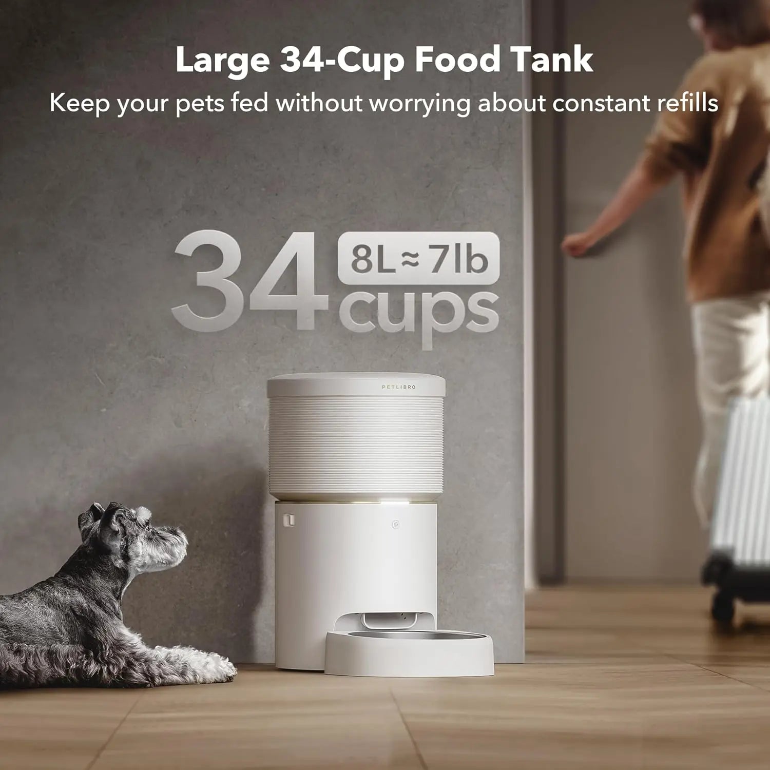 Vacuum-Sealed Automatic Cat/dog Feeder Northa
