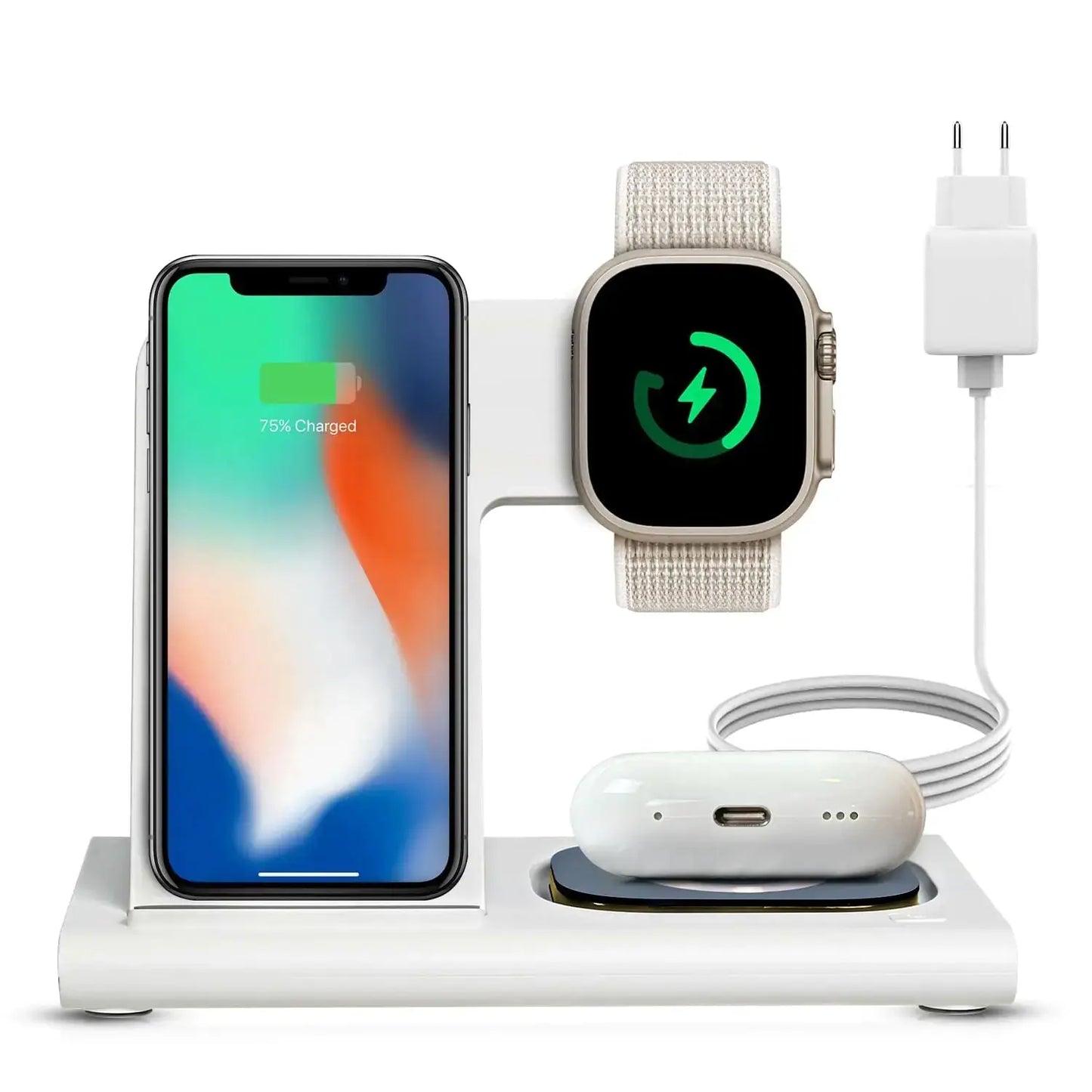 “3-in-1 Fast Wireless Charger – Phones & Wearables” Northa